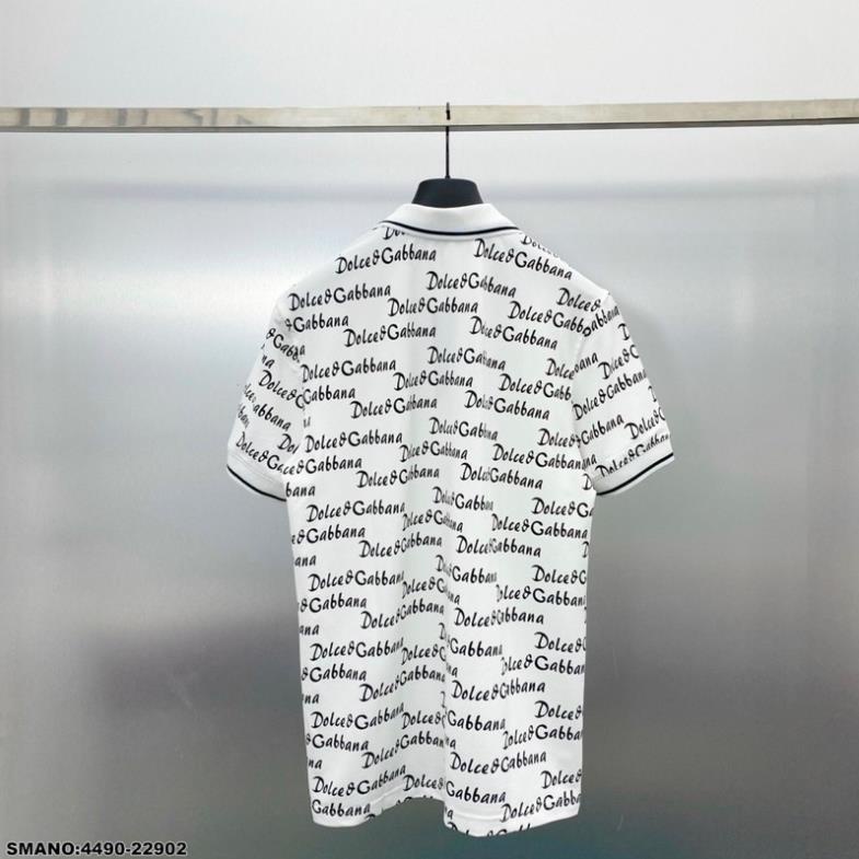 Áo Polo DG Nam In Chữ Hoạ Tiết Cực Chất - Áo Polo GC Nam Chất Vải Siêu Mát