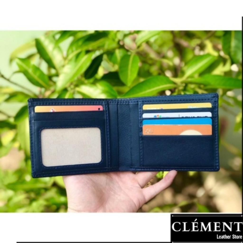 Ví da nam cao cấp, bóp ví nam da bò thật Clément – CM005 - BH 12 tháng - Full box