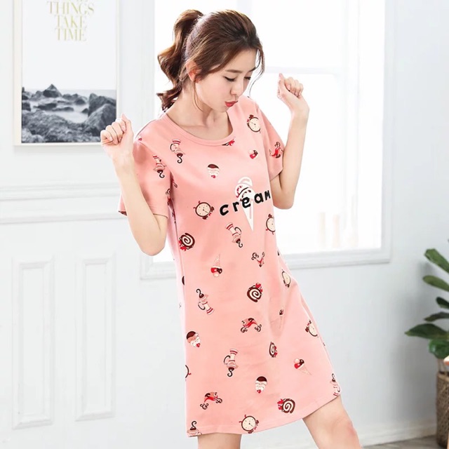 Váy suông chất đẹp cực luôn,nhiều hình ngộ nghĩnh rất đáng yêu luôn các bạn nhé,hàng có size từ S-XXXL,đu màu như hình ạ