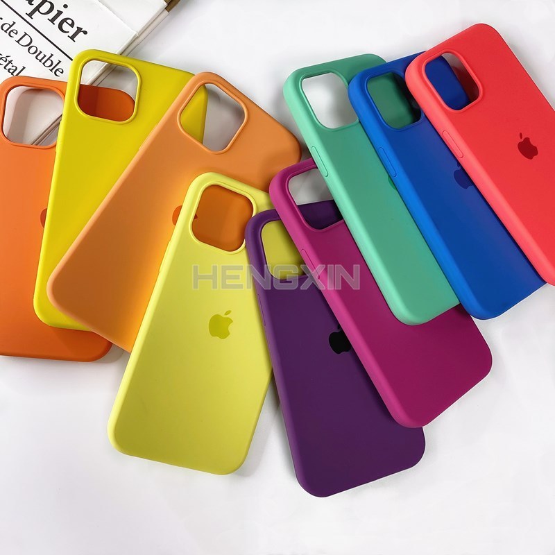 Ốp Lưng Silicone Màu Trơn Đơn Giản Cho Iphone 12 12pro 11pro 6 6s 7 8 Plus I7 I8 I6 I6S | BigBuy360 - bigbuy360.vn