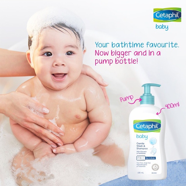 Sữa Tắm Gội Chung Cetaphil Baby Chính Hãng Cho Bé | Minizon Kids
