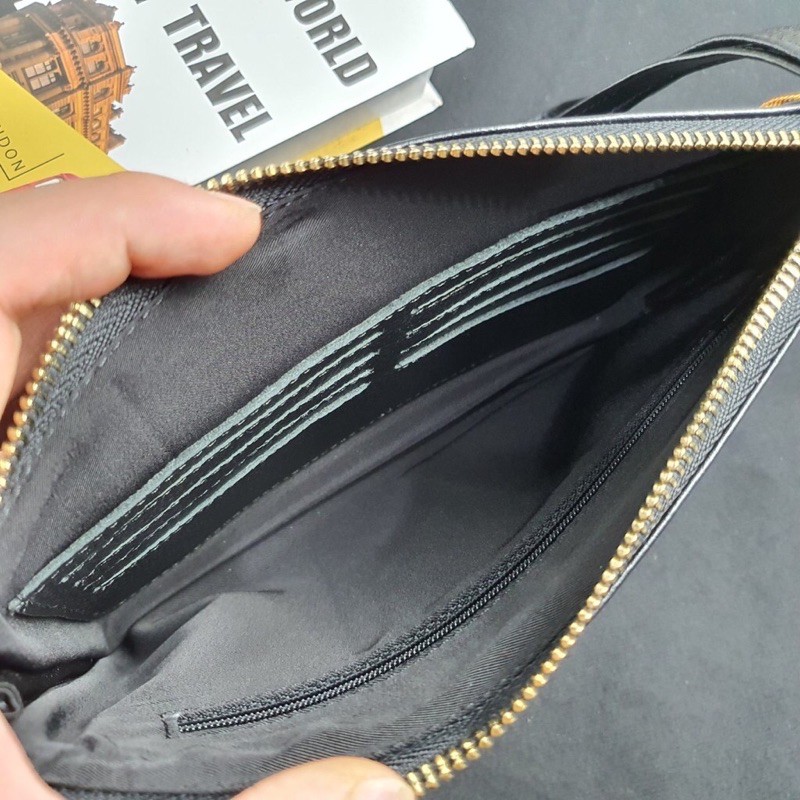 Ví cầm tay nam clutch cầm tay da bò thật bảo hành 2 năm