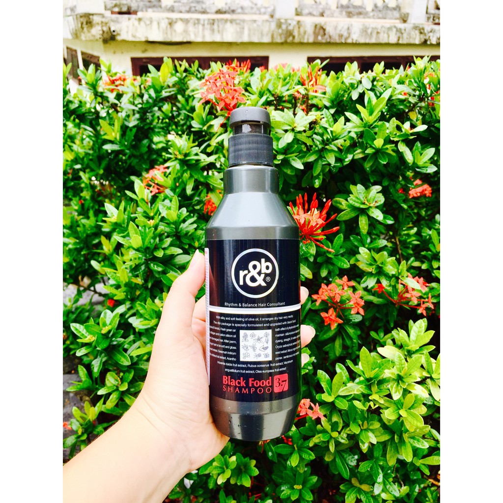 Dầu gội dinh dưỡng Thảo Mộc R&B Black Food 3.7 450ml