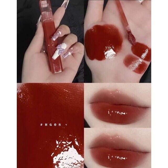Son Tint Bóng Black Rouge Water Glow Tint HG08 Hazenut Syrup