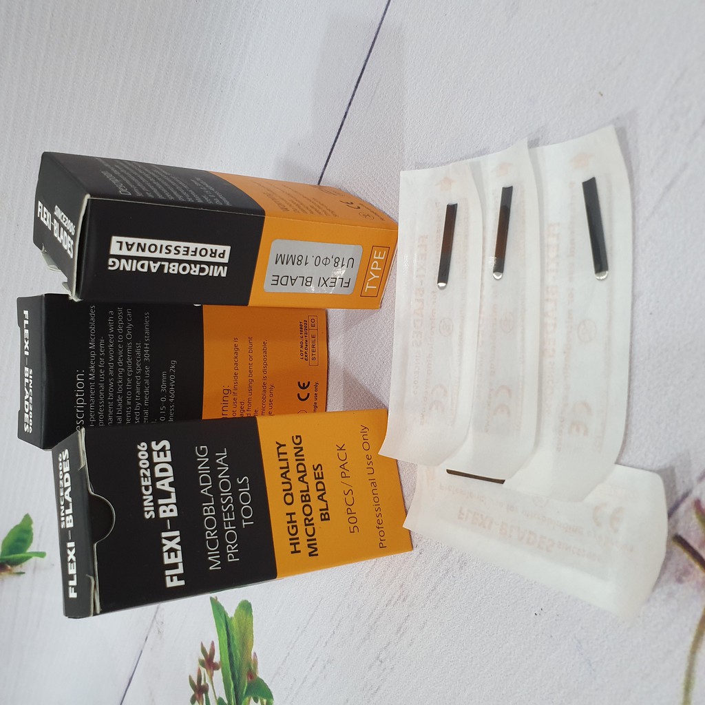 Lưỡi điêu khắc chân mày cao cấp Flexi U18 0.15mm tròn – 10Pcs | BigBuy360 - bigbuy360.vn