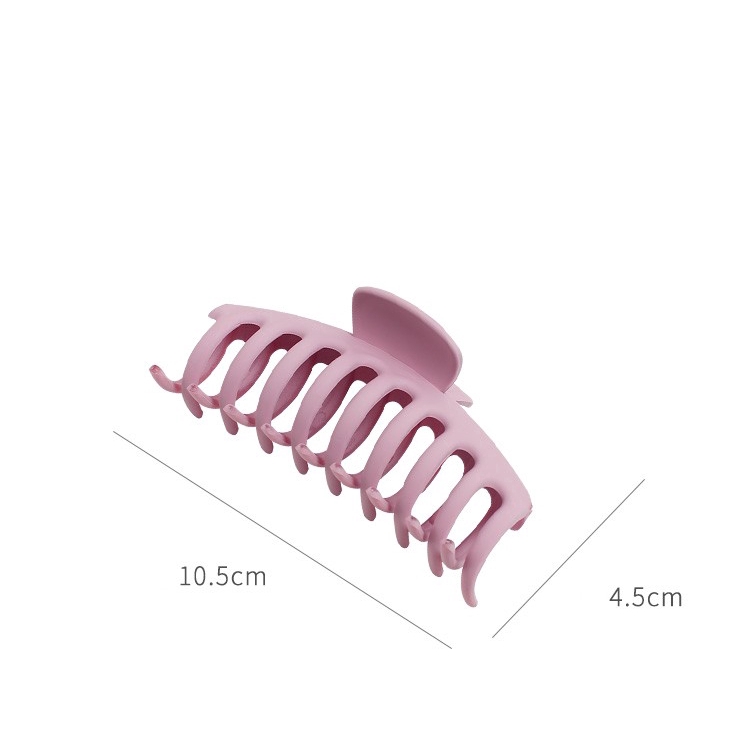 Kẹp tóc càng cua cỡ lớn bằng acrylic phối màu trơn đơn giản cho nữ