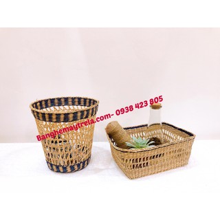 Giỏ cói tròn nhỏ