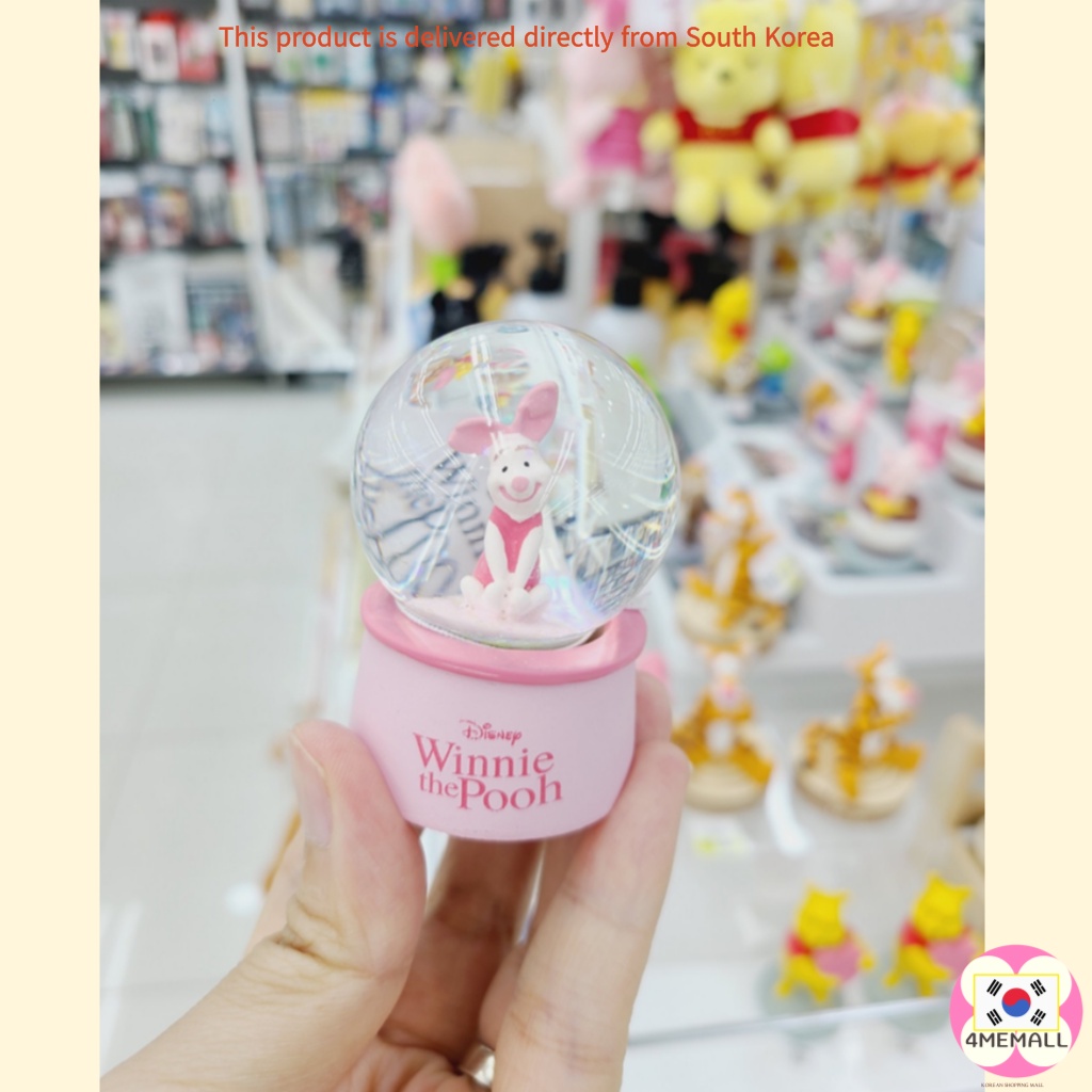 Quả cầu pha lê nhỏ để bàn trang trí hình nhân vật Disney Winnie the Pooh dễ thương làm quà tặng sinh nhật