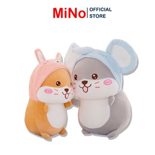 Gấu bông chuột hamster hình thú dễ thương mino th70