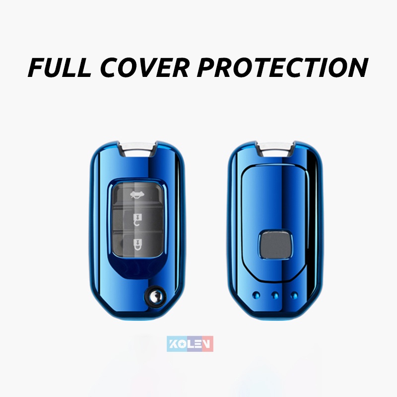 Vỏ Bảo Vệ Chìa Khóa Điều Khiển Từ Xa Bằng TPU Mềm Cho Xe Hơi Honda CivIc HRV CRV XRV Crider Odyssey 2015-2018