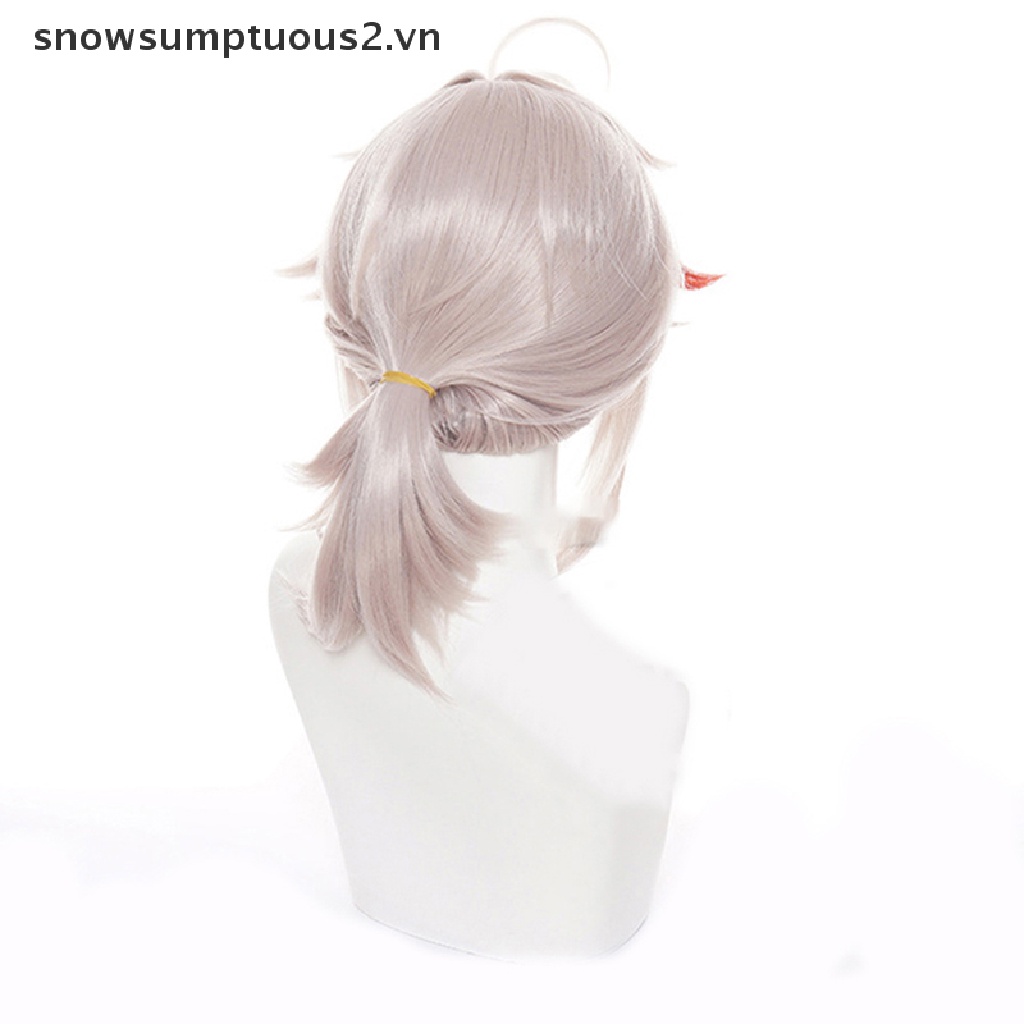 Tóc Giả Màu Be Hóa Trang Nhân Vật Game Genshin Va Chạm Kazuha