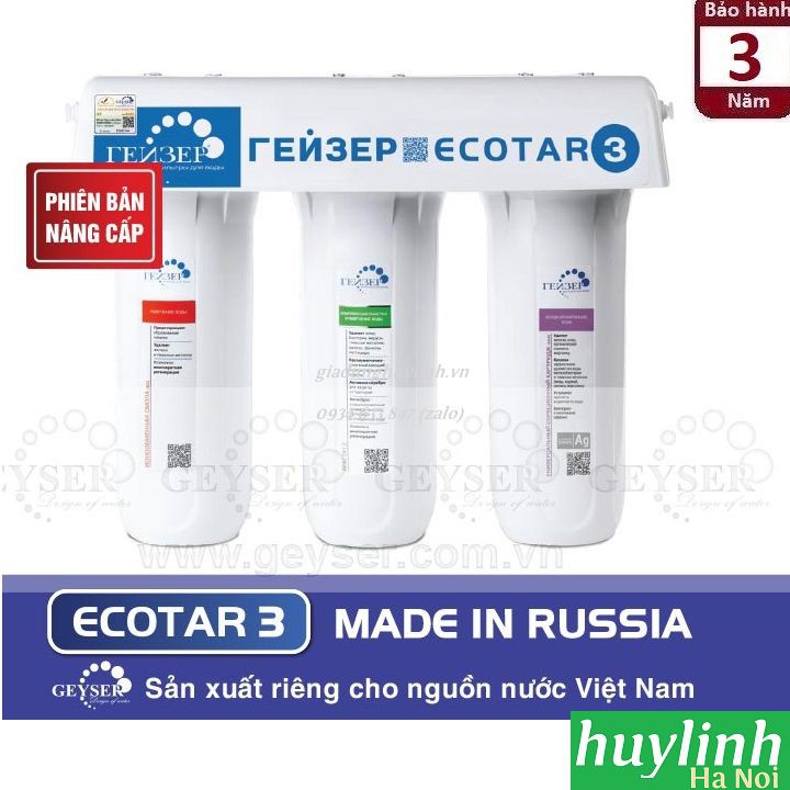 Máy lọc nước Nano Geyser Ecotar 5 - Nhập khẩu LB Nga - Russia