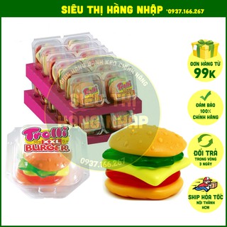 Hộp 24 cái kẹo dẻo Trolli Burger Đức XXL 50gr