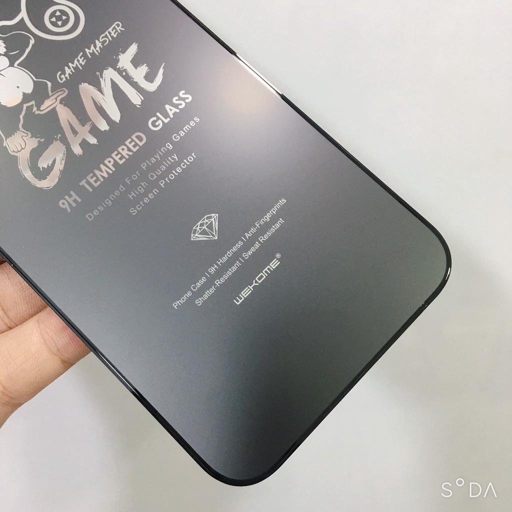 Kính cường lực nhám iPhone 15 Pro Max/ 14Pro/14ProMax/13Pro Max chống vân tay, không mờ màn hình chính hãng WK KingKong