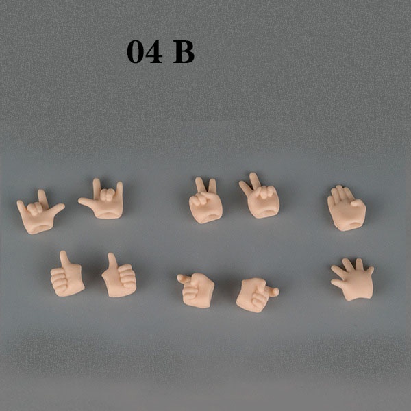 Phụ kiện chân mèo bằng đất sét cho giày BJD YMY GSC OB11