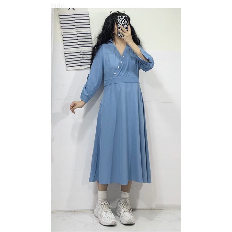 Đầm xanh suông