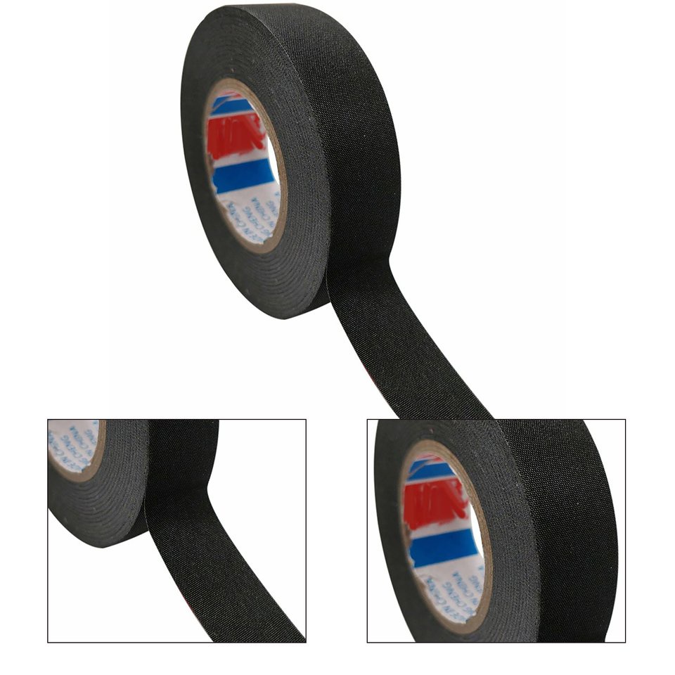 Cuộn băng keo điện bằng vải chống cháy chịu nhiệt dài 15m cho xe hơi 12-09
