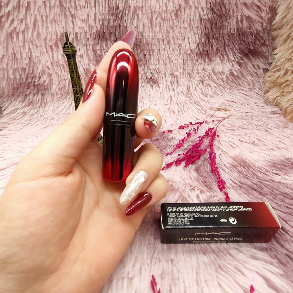 Son Mac love me lipstick rouge à lèvres Màu 423 E for effortless 3g Cao Cấp - Sắc Đỏ Quyến Rũ | BigBuy360 - bigbuy360.vn