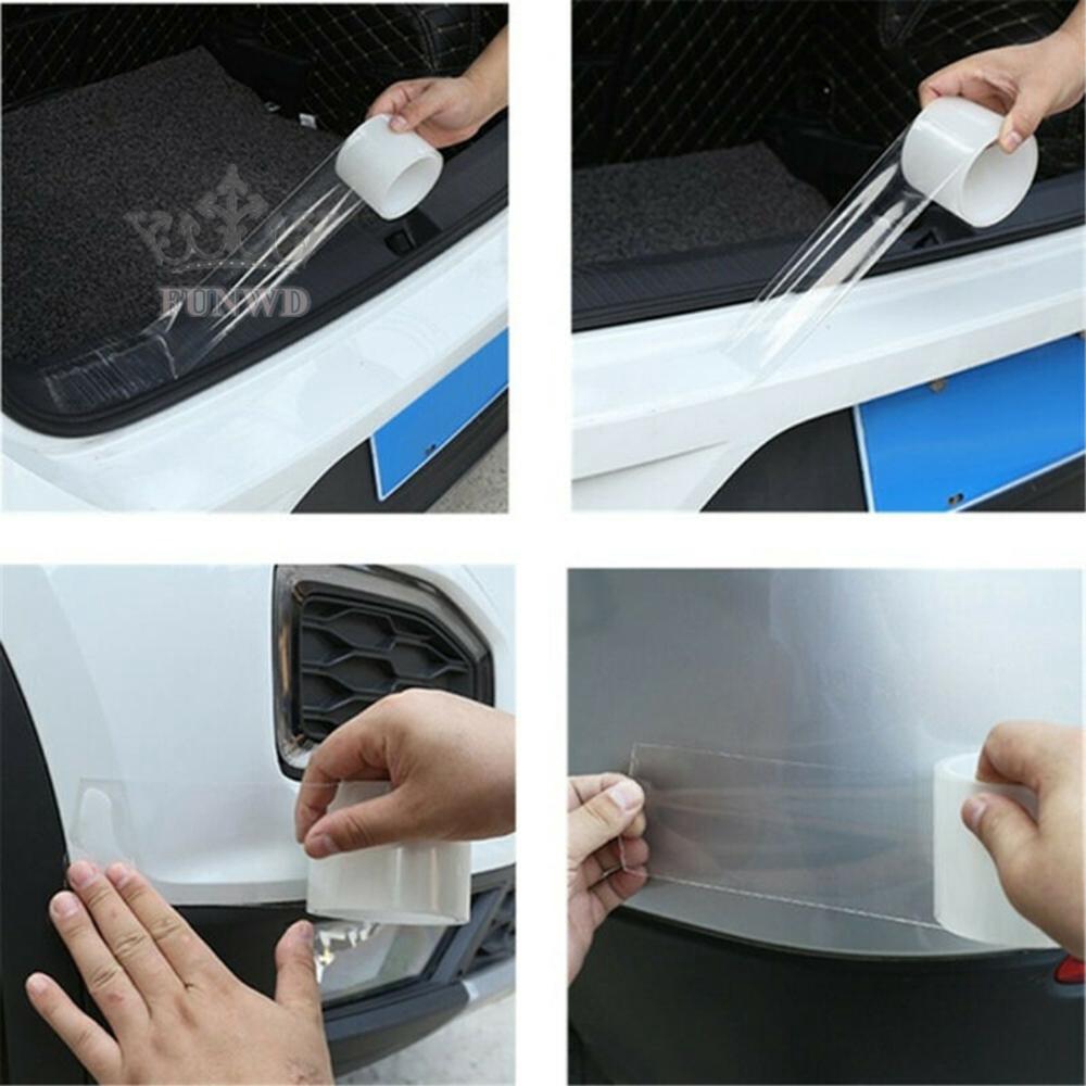 Cuộn sticker trong suốt chống thấm nước và trầy xước gắn cho xe hơi tiện dụng