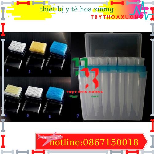 Hộp đựng đầu côn vàng, xanh, trắng