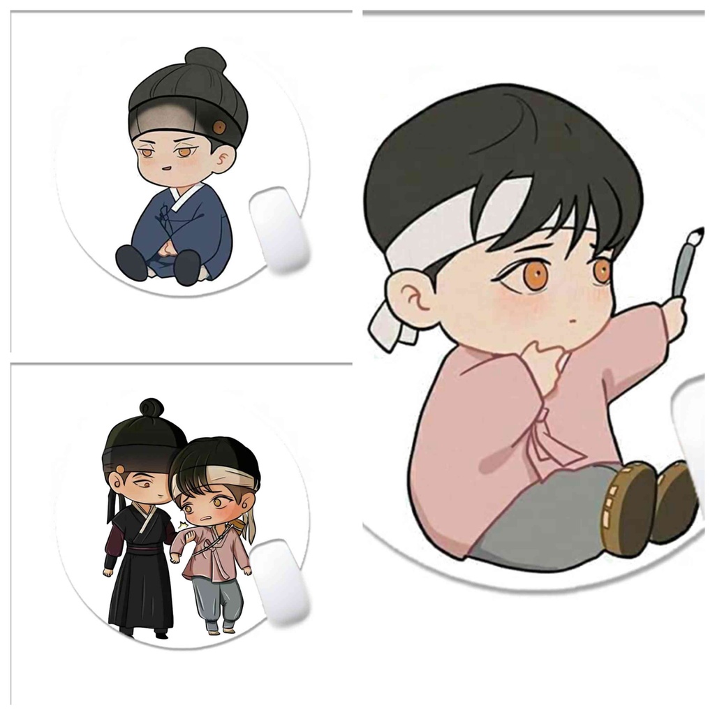 ( TRÒN ) Miếng di chuột in hình Dạ ký boylove cute anime chibi miếng kê chuột miếng lót chuột