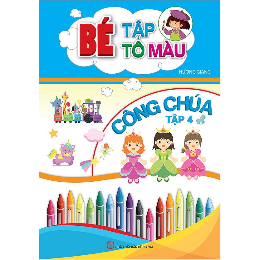 Sách - Bé Tập Tô Màu Công Chúa - Tập 4