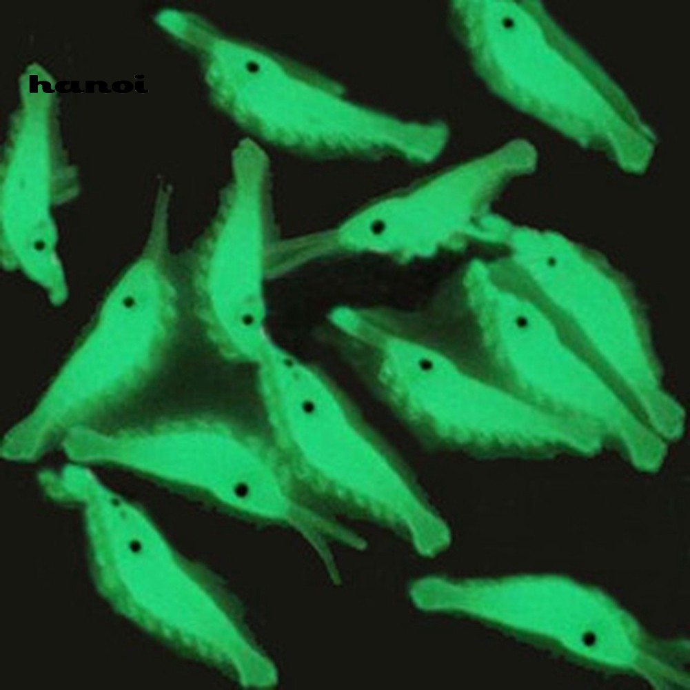 20 Mồi Tôm Giả Câu Cá Silicon 4cm