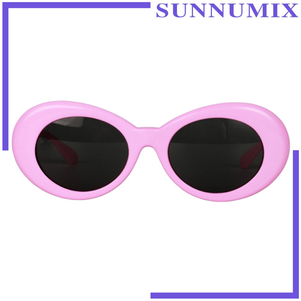 [Sunnimix] Kính Mát Gọng Oval Dày Phong Cách Mới
