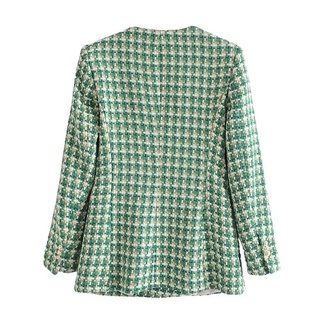 Pass áo blazer dạ tweed size M