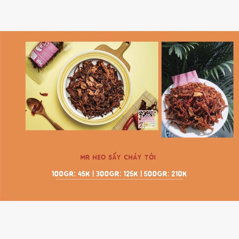 HEO CHÁY TỎI - 270gr - Miss gà khô | BigBuy360 - bigbuy360.vn