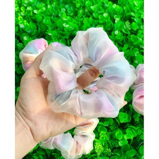 [Siêu rẻ] SCRUNCHIES phản quang cầu vồng