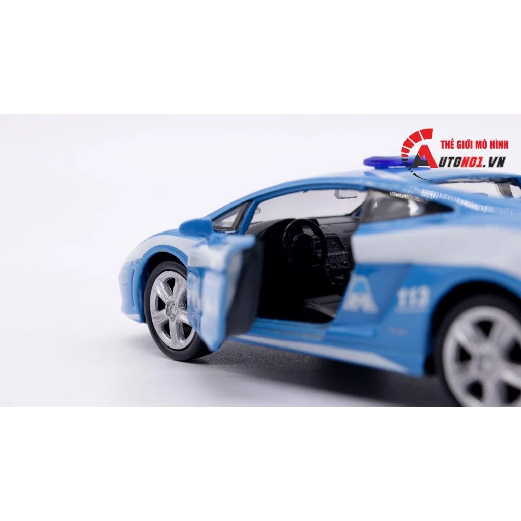 MÔ HÌNH XE LAMBORGHINI GALLARDO LP560-4 POLICE 1:36 WELLY 4811