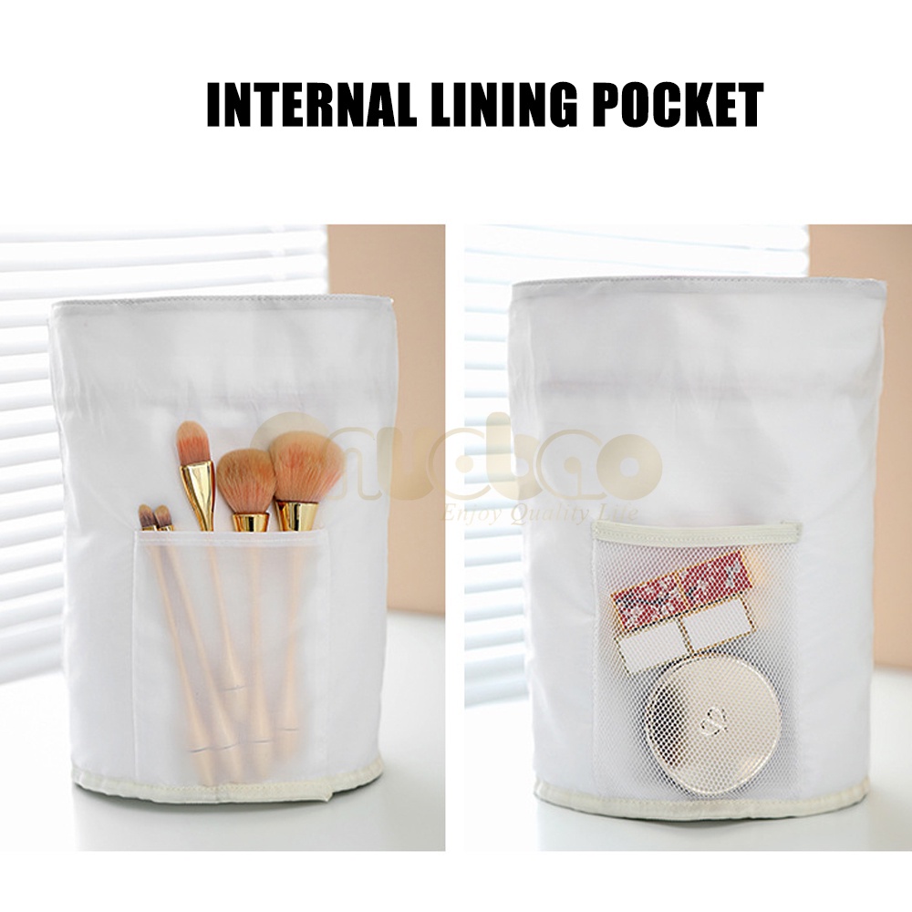Túi đựng mỹ phẩm Onuobao bằng PU không thấm nước có dây rút