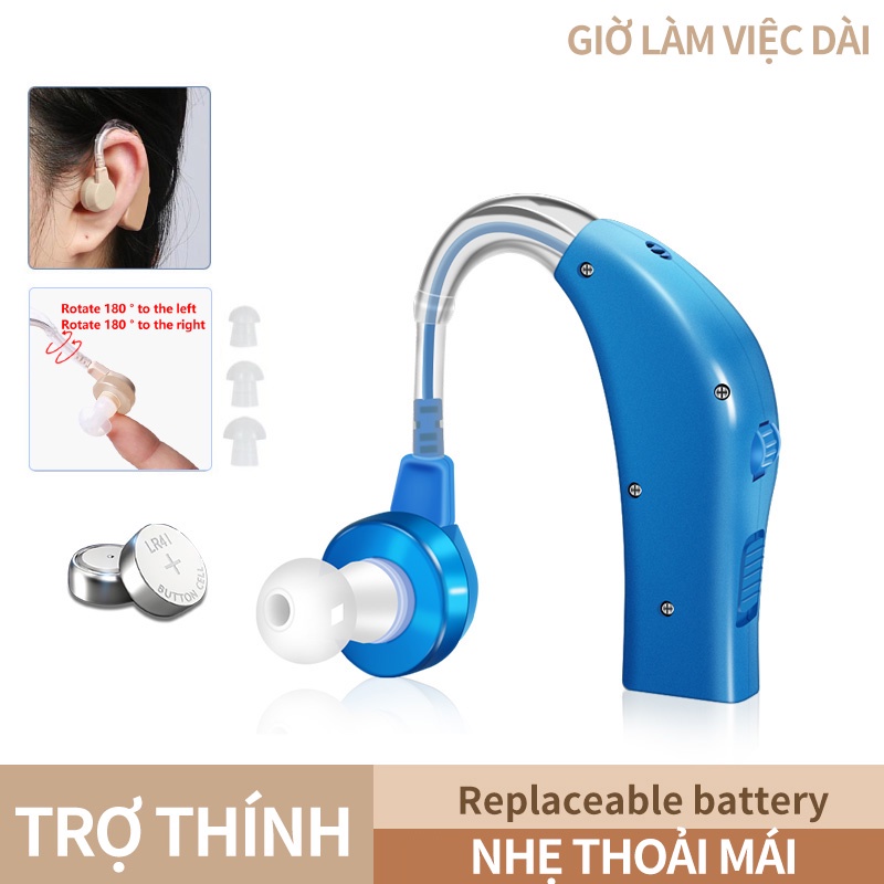 Máy Trợ Thính Tai Nghe Trợ Thính Không Dây Khuếch Đại Âm Thanh Lớn, Lọc Tạp Âm