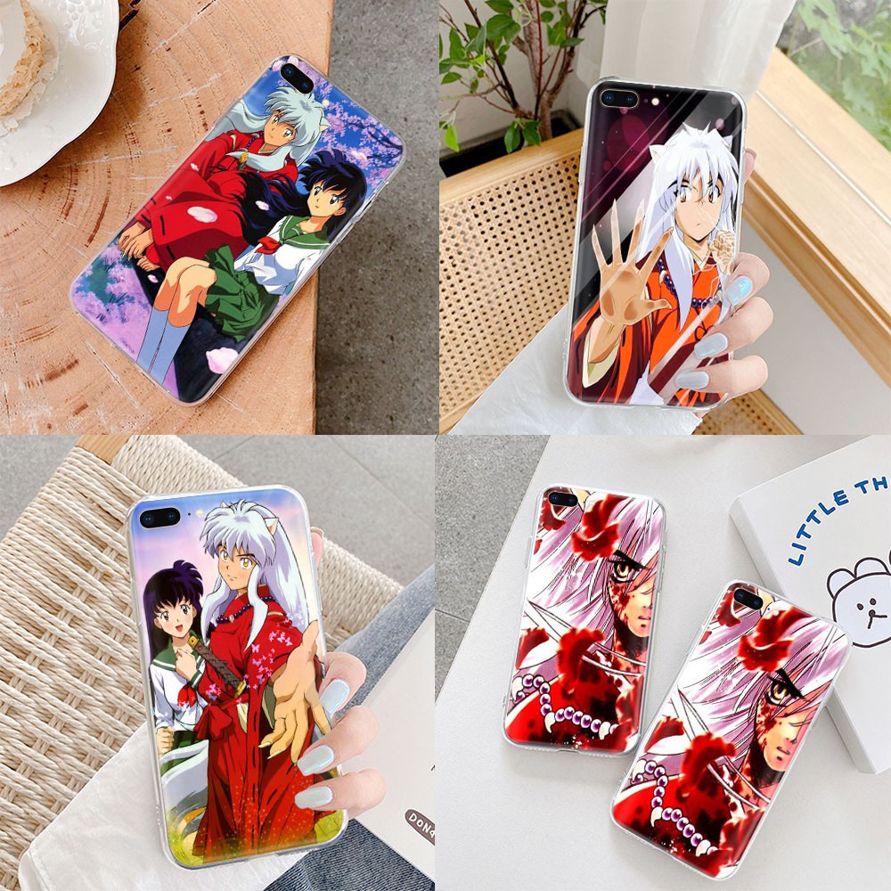 Ốp lưng dẻo hình InuYasha VM139 cho iPhone 8 7 6S 6 plus 5 5S SE 5C 4 4S