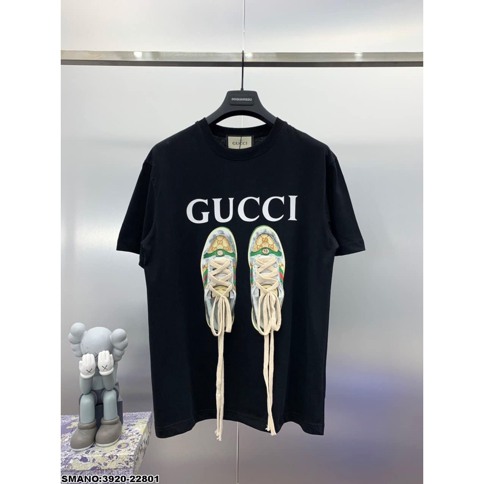 Áo Phông Hè Siêu Hot Thêu Nổi GUCCIi Fom Nam Nữ Hot Trend GAREMSTORE