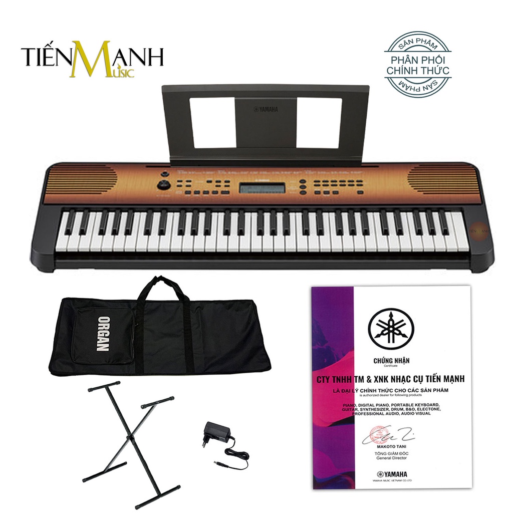 [Tặng Sticker] Đàn Organ Yamaha PSR-E360B, PSR-E360MA, PSR-E360DW - 61 Phím cảm ứng lực PSR E360 E360B, E360MA, E360DW