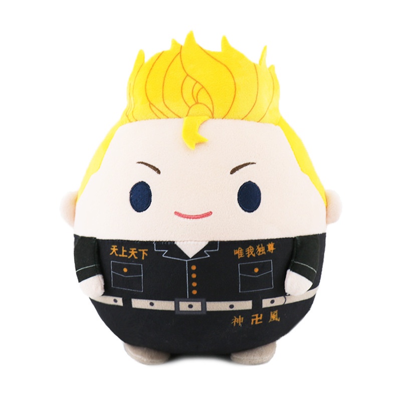 Gối nhồi bông hình dạng nhân vật hoạt hình Hanagaki Takemichi/ Mickey/ Draken 10/ 23/ 30cm đáng yêu
