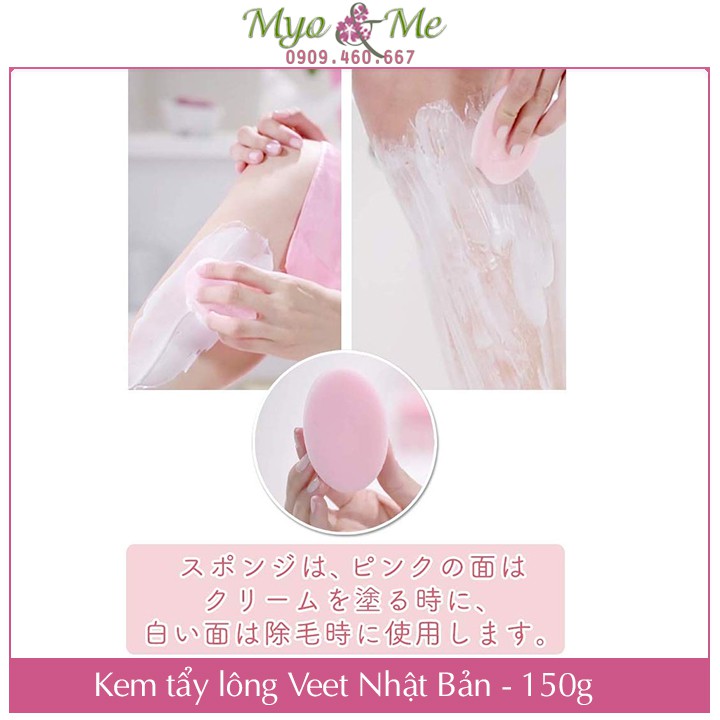 Kem tẩy lông Veet Nhật Bản dành cho da nhạy cảm