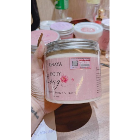 KEM BODY BÔNG ONAYA 500GR, trắng sáng mềm mịn, cấp nước, thấm nhanh không bết dính