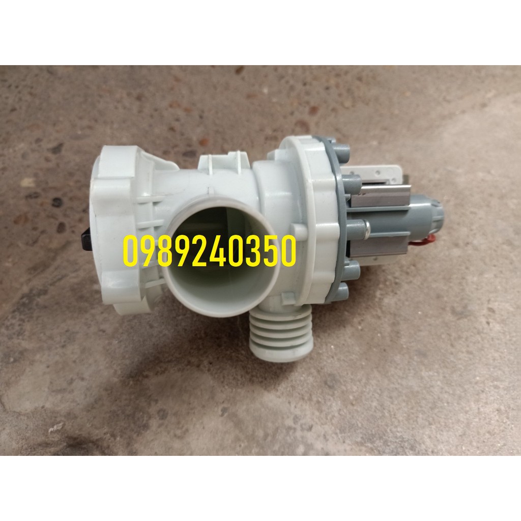 Bơm xả máy giặt cửa ngang loại bắt vít kèm cổ xả