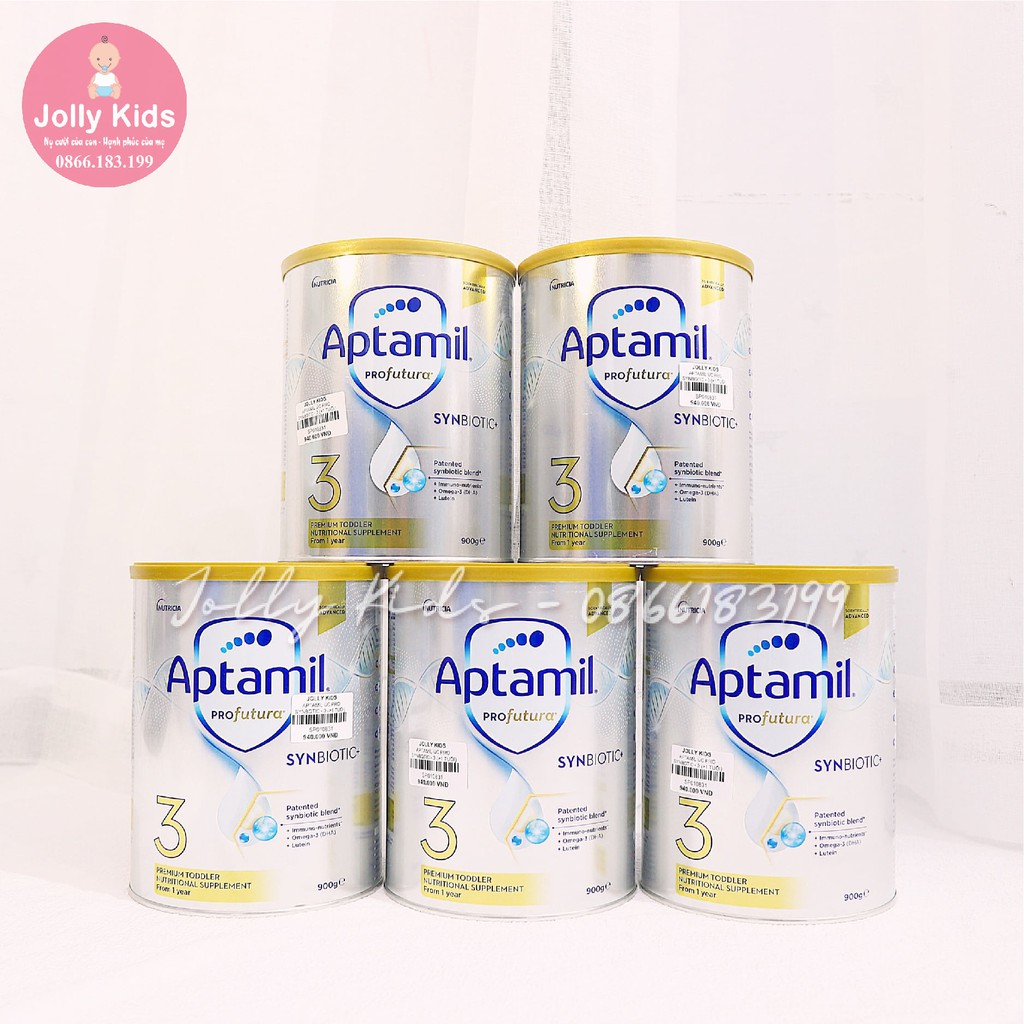 Sữa bột Aptamil Profutura Synbiotic Úc số 1, 2, 3 (Hộp 900gr)