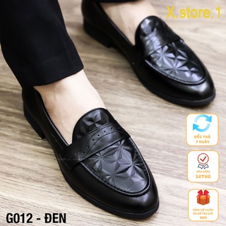 Giày da nam giá rẻ in 3d thời trang - mã g012