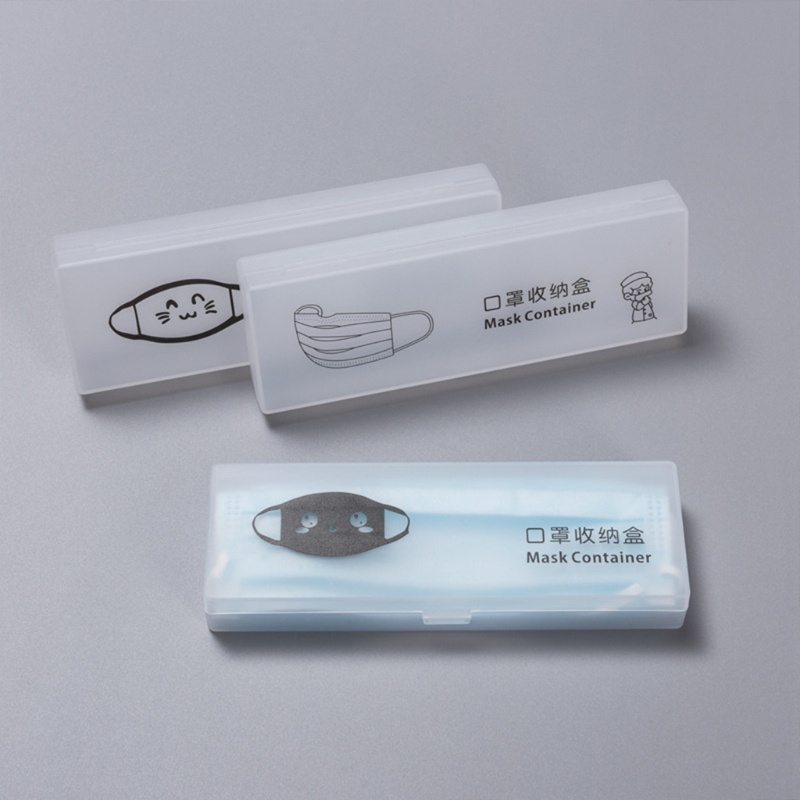 Hộp Đựng Đồ Bằng Nhựa Trong Mờ Hình Chữ Nhật In Họa Tiết Hoạt Hình