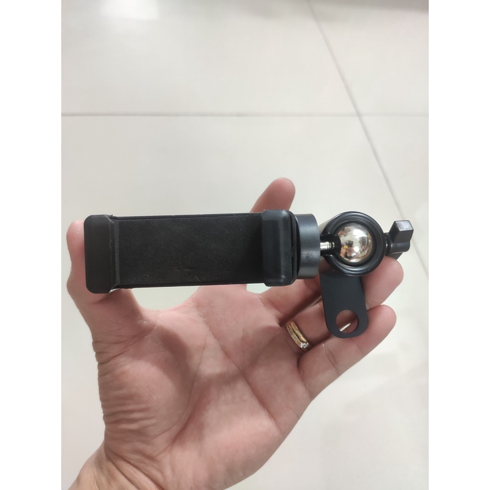 Kẹp Điện Thoại Gắn Chân Gương Xe Máy