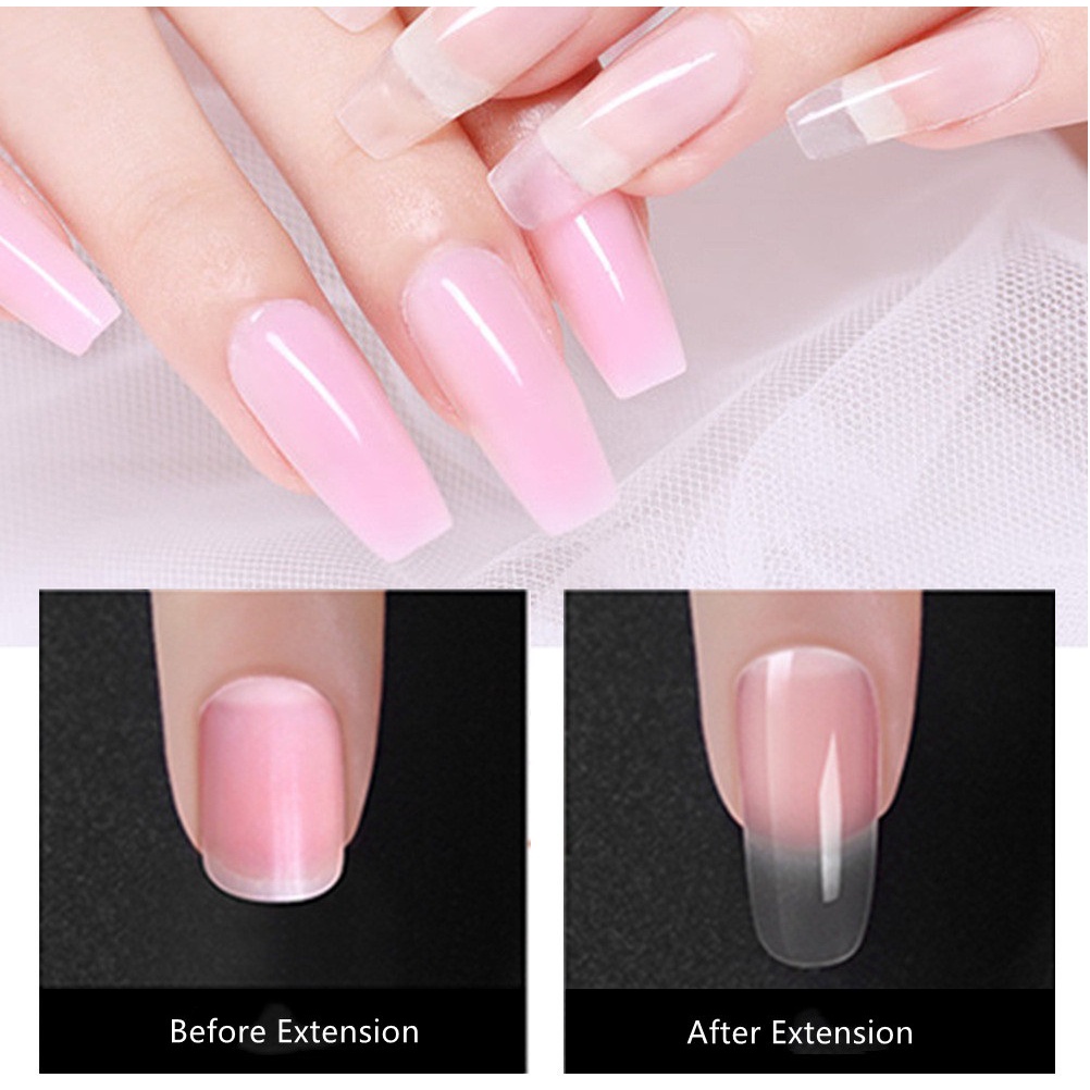 Móng tay pha lê mở rộng gel miếng móng tay nhanh chóng mở rộng khuôn móng tay mà không cần giấy hỗ trợ móng tay giả với quy mô