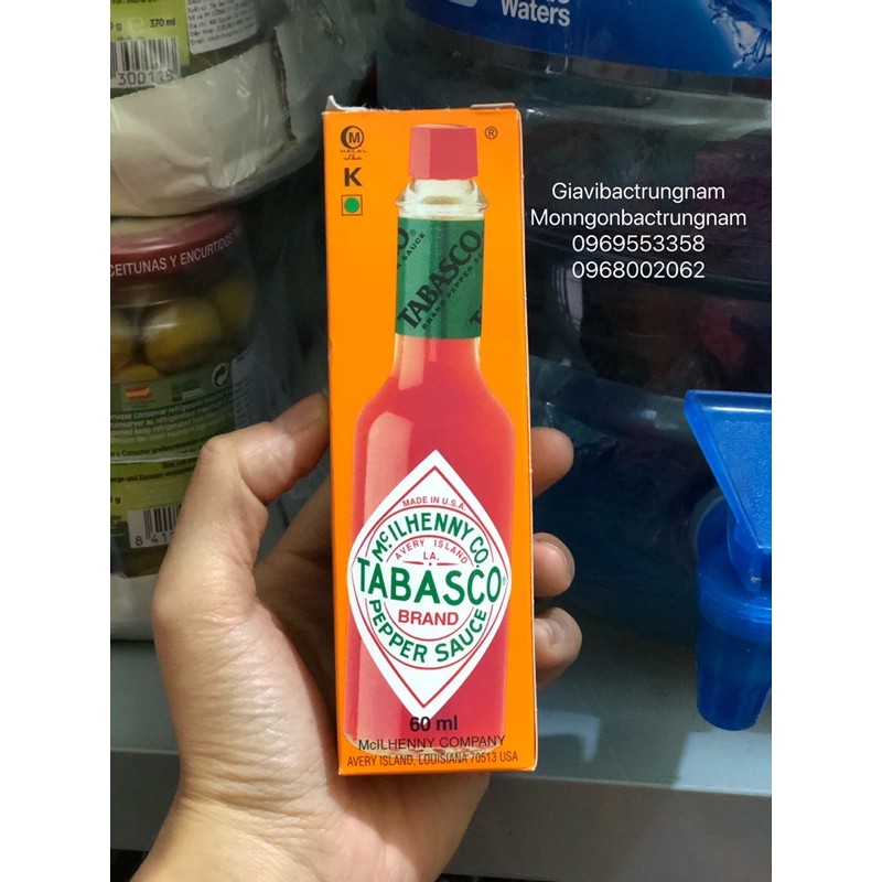 [GIÁ SỈ - DATE XA] SỐT ỚT TABASCO PEPPER SAUCE [HÀNG CHUẨN CÔNG TY] - 60ML