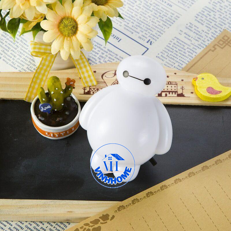 Bóng đèn Led Baymax Big Hero tiết kiệm năng lượng - Thiết kế thông minh dễ thương tiện dụng vinhhome.store