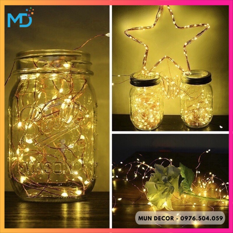 Đèn Led 2 Pin Fairylight Không Nháy Trang Trí Decor