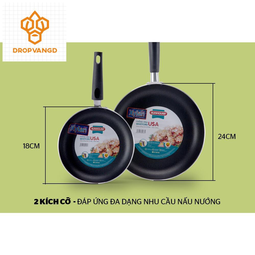 Combo 2 Chảo Chống Dính Sunhouse Dùng Được Cho Bếp Từ, Tiện Dụng Cho Căn Bếp Của Bạn - AQ